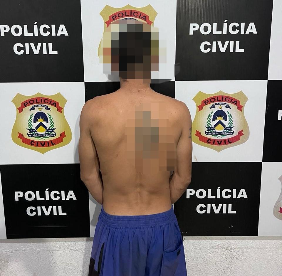 Suspeito de agredir companheira é preso após fugir pelado em matagal ao ver policiais