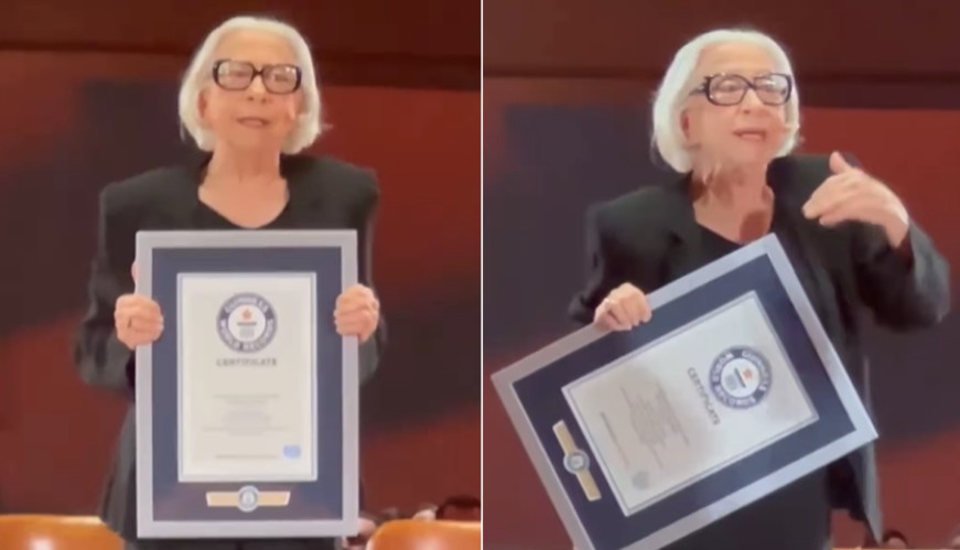 Fernanda Montenegro conquista recorde no Guinness Book e se emociona
