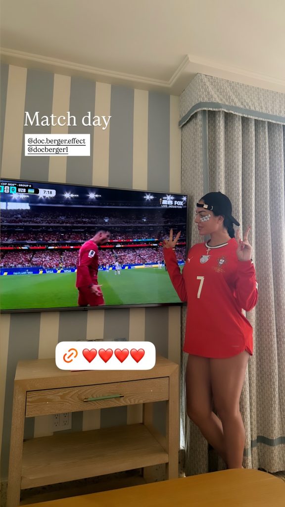 Namorada de Cristiano Ronaldo, atriz de ‘Esquadrão Suicida’ e modelo Sara Sampaio celebram goleada de Portugal; veja