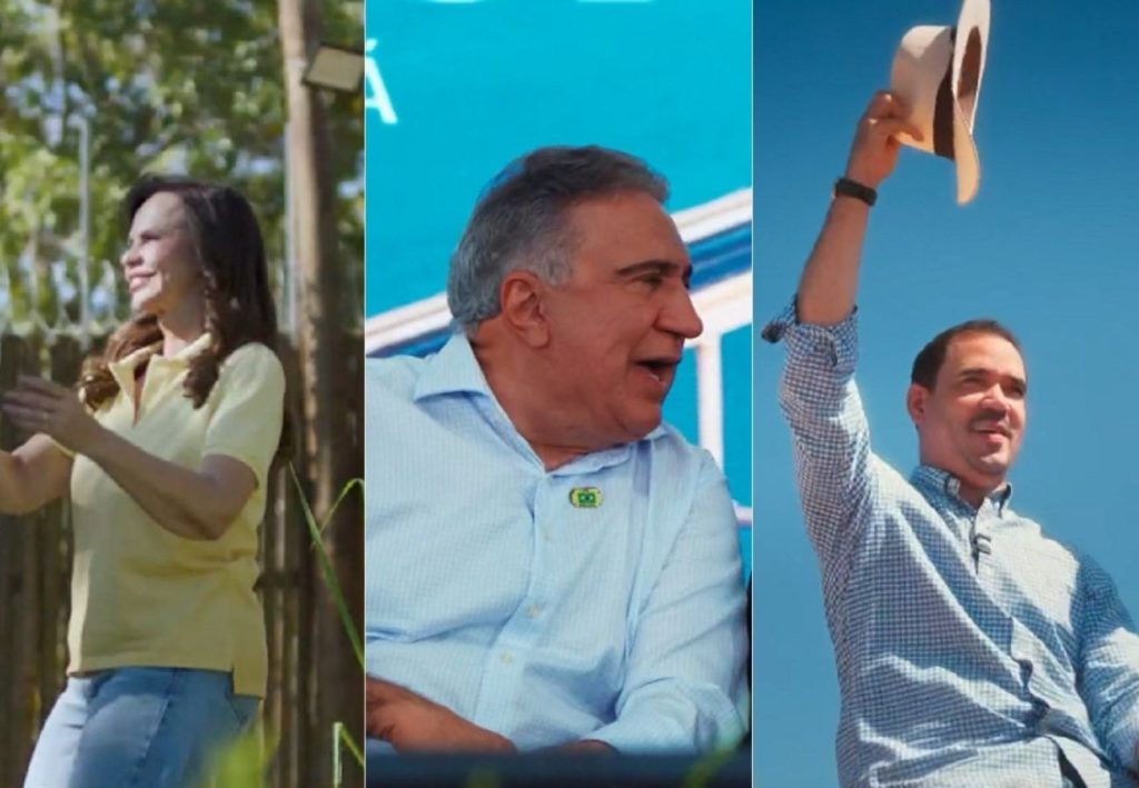 Dorinha fala em continuidade, Laurez destaca parcerias e Vicentinho aposta em renovação no primeiro dia de campanha na TV