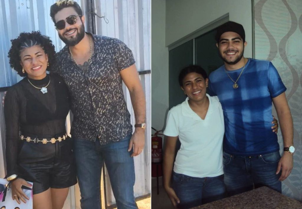 Ex-colega de aula de Henrique, da dupla com Juliano, tem pedido atendido e refaz foto antiga com o cantor